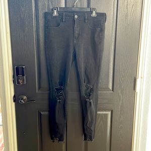 Black skinny jeans